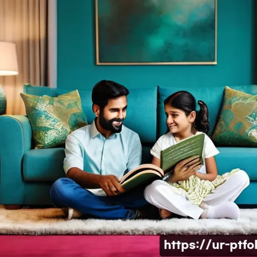 보험 포트폴리오 성공 사례 및 분석 - **Prompt 1: Secure Family Future**
"A heartwarming and serene image of a Pakistani family (a fat...