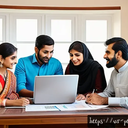 Home 32 보험 포트폴리오 최적화와 장기 투자 전략 - A professional South Asian family sitting around a traditional wooden table with financial documents...
